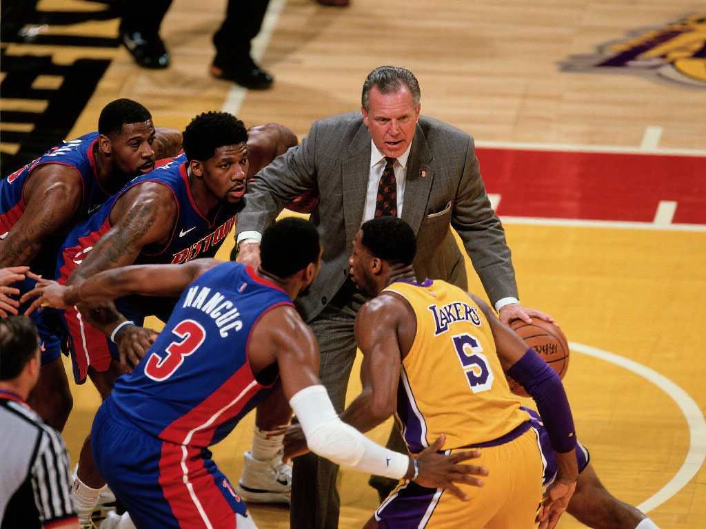 坏孩子军团震撼登场,活塞首冠湖人折戟 总决赛的胜利,要归功于团队的高效凝聚力以