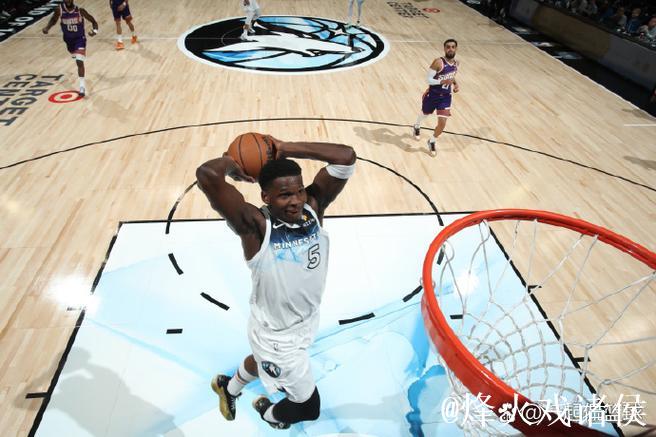 兰德尔贡献24分助森林狼力克猛龙，骑士多点开花大胜奇才